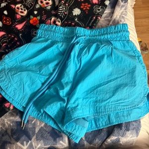 Blue shorts